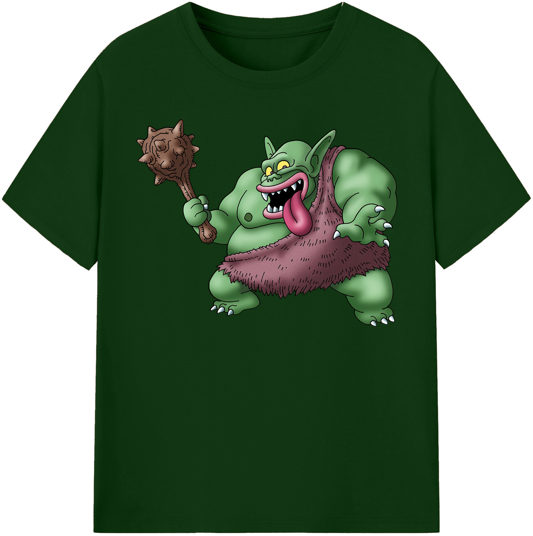 （画像用） ドラゴンクエスト Doragon Kuesuto Dragon Quest 綿100％半袖Tシャツ（フロントプリント）